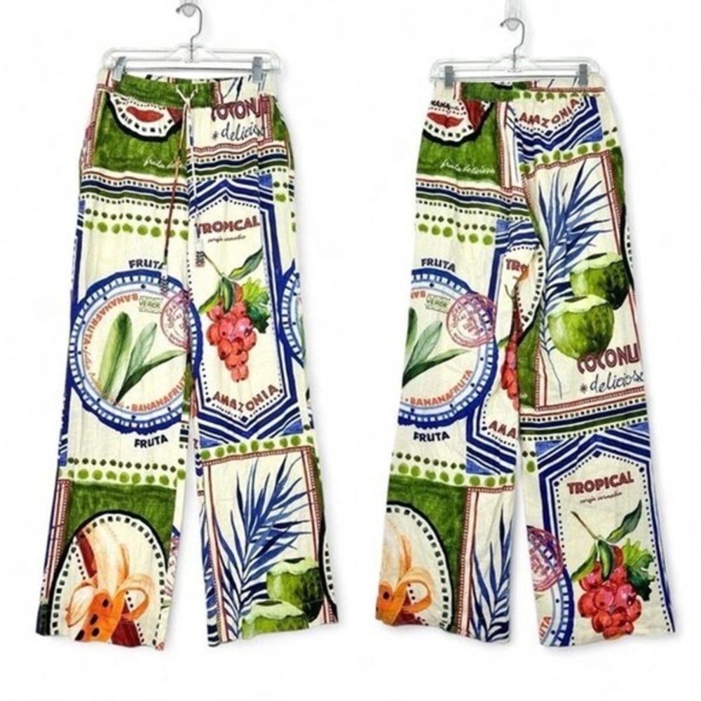 Rachel Zoe Tropical Print— Green, Blue, White, Red